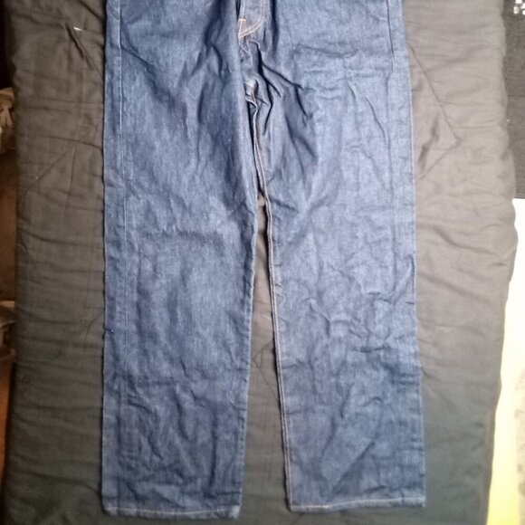 Vintage Levi's 501 Button Fly Denim Blue Jeans 36x33 - Picture 4 of 8
